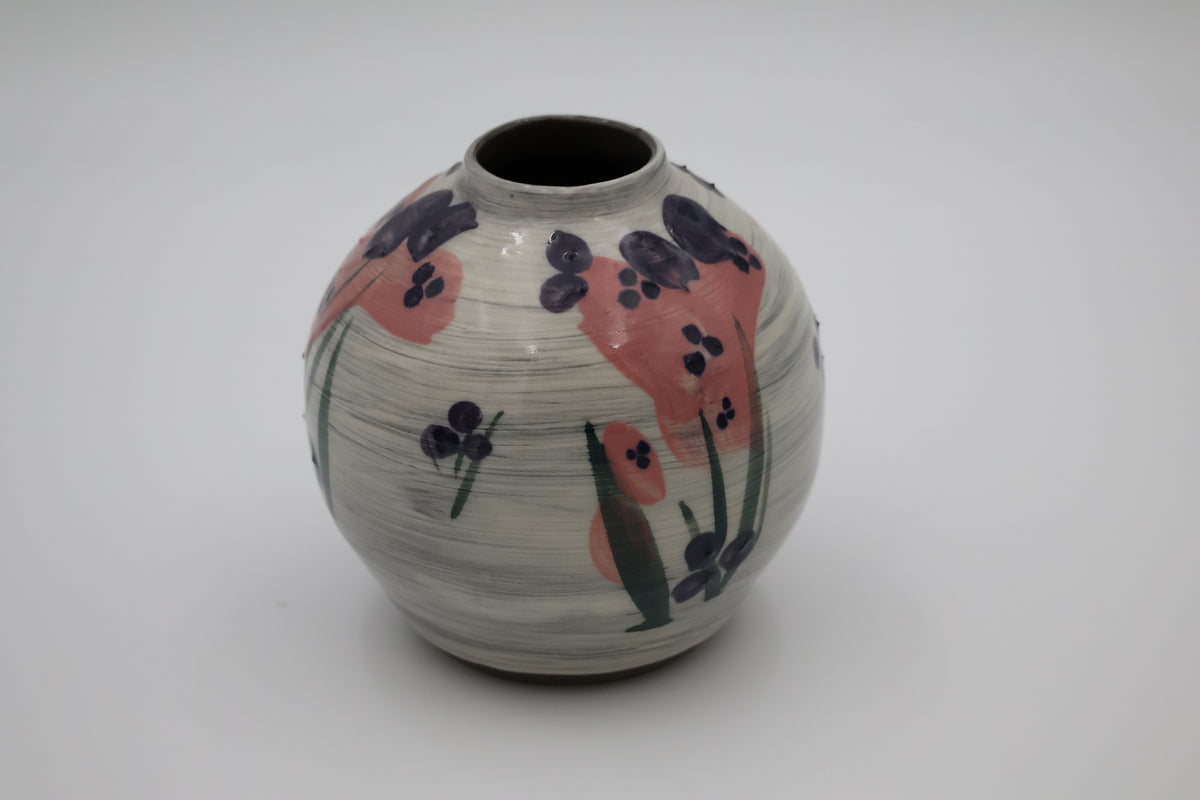 Mette Falbe - #13 Kuglevase m. dekoration
